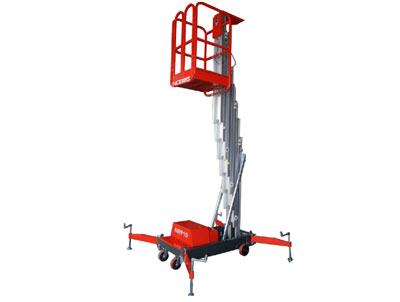 Mast aerial work platform