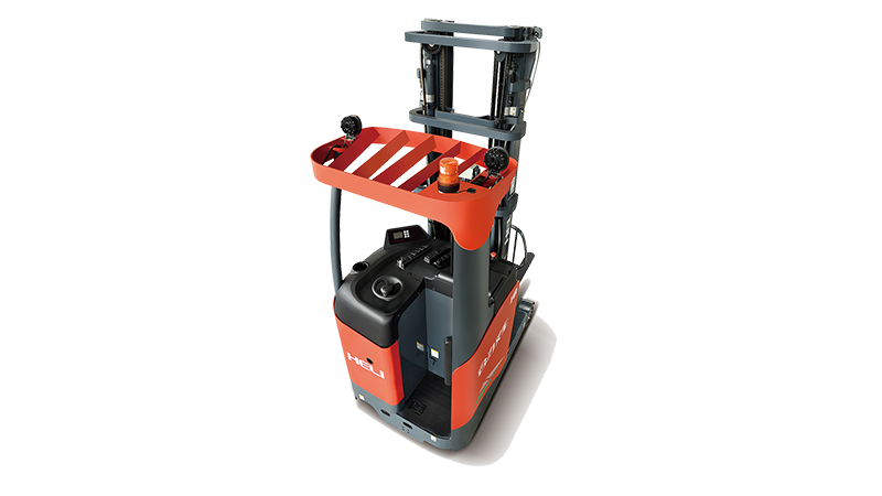 1.5-1.8 ton battery station reach forklift